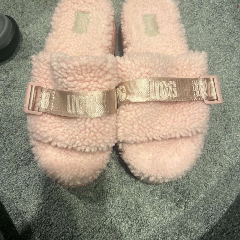 UGG Blush Fluffy Slide Sandals